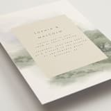 "Hillside" - Wedding Invitations in Moss by Hannah Williams - Detail
