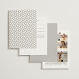 "In Love" - Wedding Invitations in Cotton by Vanessa Doyle - Back of Card Options