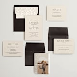 "In Love" - Wedding Invitations in Linen by Vanessa Doyle - Invitation Suite