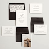 "In Love" - Wedding Invitations in Cotton by Vanessa Doyle - Invitation Suite