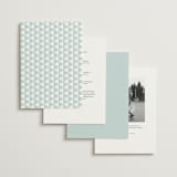 "Colorfield" - Wedding Invitations in Seafoam by Snow and Ivy - Back of Card Options