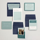"Colorfield" - Wedding Invitations in Seafoam by Snow and Ivy - Invitation Suite