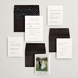 "Classic Chic" - Wedding Invitations in Pearl by Shirley Lin Schneider - Invitation Suite