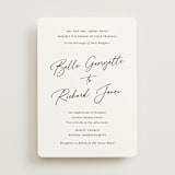 "Belle Romance" - Wedding Invitations in Onyx by Katherine Moynagh - Front