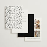 "Belle Romance" - Wedding Invitations in Onyx by Katherine Moynagh - Back of Card Options