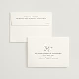 "Belle Romance" - Wedding Invitations in Onyx by Katherine Moynagh - FREE Recipient Addressing
