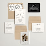 "Belle Romance" - Wedding Invitations in Onyx by Katherine Moynagh - Invitation Suite