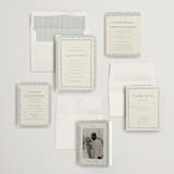 "Florence" - Wedding Invitations in Sky by Kelly Watkins - Invitation Suite