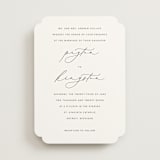 "Join Together" - Wedding Invitations in Inked by Design Lotus - Front