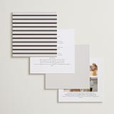 "Modernique" - Wedding Invitations in Stone by Ashlee Townsend - Back of Card Options