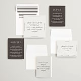 "Modernique" - Wedding Invitations in Stone by Ashlee Townsend - Invitation Suite