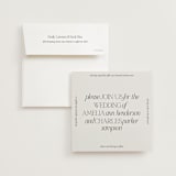 "Modernique" - Wedding Invitations in Stone by Ashlee Townsend - Invitation with Envelope