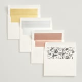 "graceful" - Wedding Invitations in Onyx by Jennifer Postorino - Envelope Liner Options