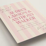 "Ambrosial" - Wedding Invitations in Strawberry by Pixel and Hank - Detail