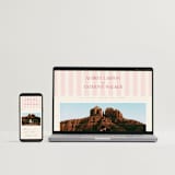 "Ambrosial" - Wedding Invitations in Strawberry by Pixel and Hank - FREE Wedding Website