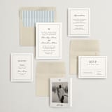 "Dotted Classic" - Wedding Invitations in Hydrangea by Carolyn MacLaren - Invitation Suite