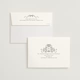 "Ornate sketched frame" - Wedding Invitations in Latte by Jackie Crawford - FREE Recipient Addressing