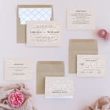 "AND" - Wedding Invitations in Sunkissed by Jill Means - Invitation Suite