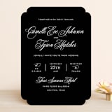 "our moment" - Wedding Invitations in Tuxedo by Jill Means - Front