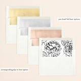 "our moment" - Wedding Invitations in Tuxedo by Jill Means - Envelope Liner Options