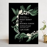 "Meander" - Wedding Invitations in Obsidian by Kaydi Bishop - Front