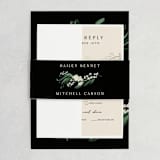 "Meander" - Wedding Invitations in Obsidian by Kaydi Bishop - Assembled