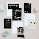"Meander" - Wedding Invitations in Obsidian by Kaydi Bishop - Invitation Suite