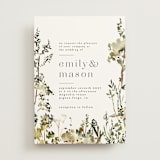 "We Walk Together" - Wedding Invitations in Evergreen by Petra Kern - Front