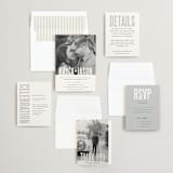 "Monumental" - Wedding Invitations in Cotton by Jessie Steury - Invitation Suite