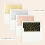 "Big City - Los Angeles" - Wedding Invitations in Lemondrop by Hooray Creative - Envelope Liner Options