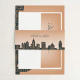 "Big City - Atlanta" - Wedding Invitations in Georgia Peach by Hooray Creative - Assembled