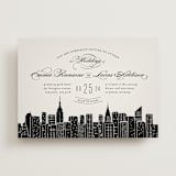 "Big City - New York City" - Wedding Invitations in Light Taupe by Hooray Creative - Front