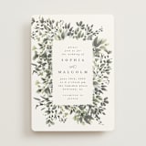 "Forever in Love" - Wedding Invitations in Ivy by Hannah Williams - Front