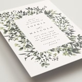 "Forever in Love" - Wedding Invitations in Ivy by Hannah Williams - Detail