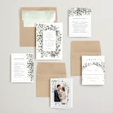 "Forever in Love" - Wedding Invitations in Ivy by Hannah Williams - Invitation Suite