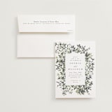 "Forever in Love" - Wedding Invitations in Ivy by Hannah Williams - Invitation with Envelope