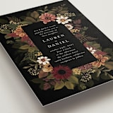 "Falling In Love" - Wedding Invitations in Harvest by Susan Moyal - Detail