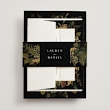 "Falling In Love" - Wedding Invitations in Harvest by Susan Moyal - Assembled with Belly Band