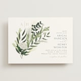 "Collection" - Wedding Invitations in Blanco by Kaydi Bishop - Front