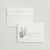 "Collection" - Wedding Invitations in Blanco by Kaydi Bishop - FREE Recipient Addressing