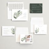 "Collection" - Wedding Invitations in Blanco by Kaydi Bishop - Invitation Suite