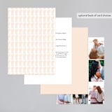 "bold blush" - Wedding Invitations in Blush by frances mathys - Back of Card