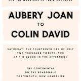 "bold blush" - Wedding Invitations in Blush by frances mathys - Close-Up