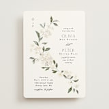 "Sweeping Vine" - Wedding Invitations in Porcelain by Itsy Belle Studio - Front
