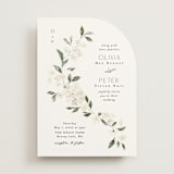 "Sweeping Vine" - Wedding Invitations in Porcelain by Itsy Belle Studio - Front