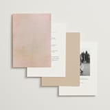 "Sweeping Vine" - Wedding Invitations in Dusty Rose by Itsy Belle Studio - Back of Card Options