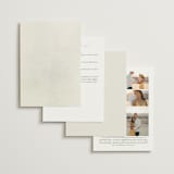 "Sweeping Vine" - Wedding Invitations in Porcelain by Itsy Belle Studio - Back of Card Options