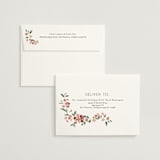 "Sweeping Vine" - Wedding Invitations in Dusty Rose by Itsy Belle Studio - FREE Recipient Addressing