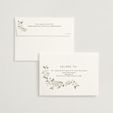 "Sweeping Vine" - Wedding Invitations in Porcelain by Itsy Belle Studio - FREE Recipient Addressing