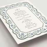 "Sweet Vintage" - Wedding Invitations in Periwinkle by Alethea and Ruth - Detail